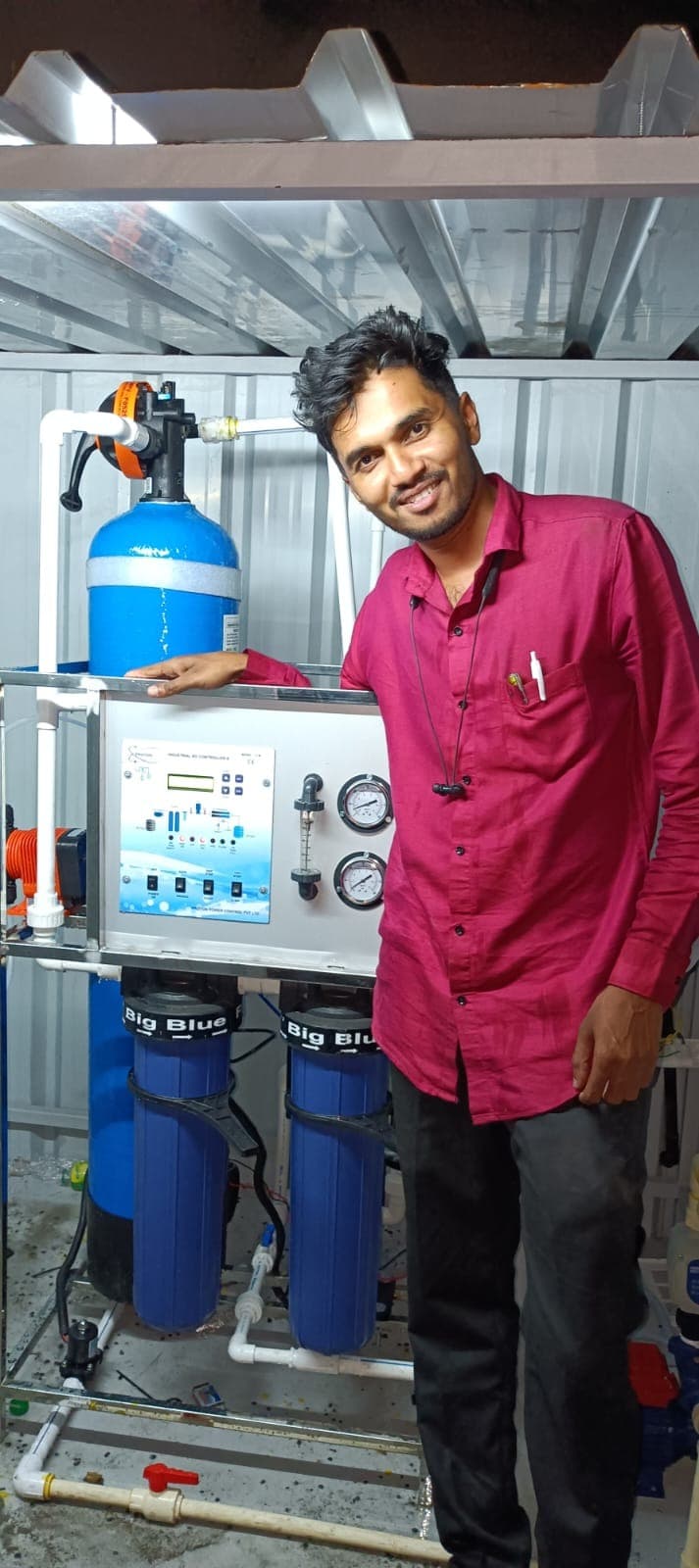 Commercial RO Plant with Big Blue Filters - Shreenath Enterprises