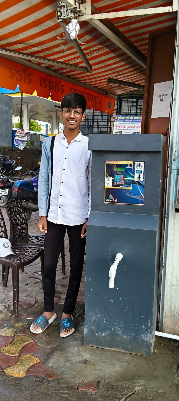 Water ATM Outdoor Installation at Public Location