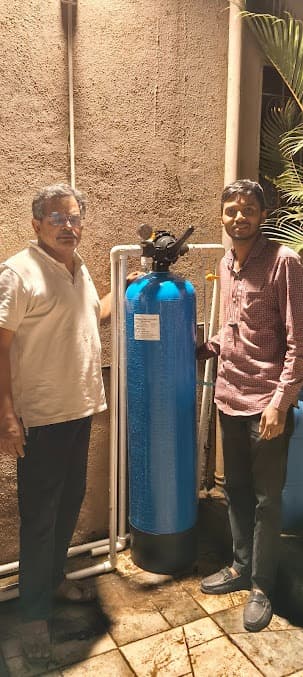 Water Softener Tank Installation for Borewell Water in Pune